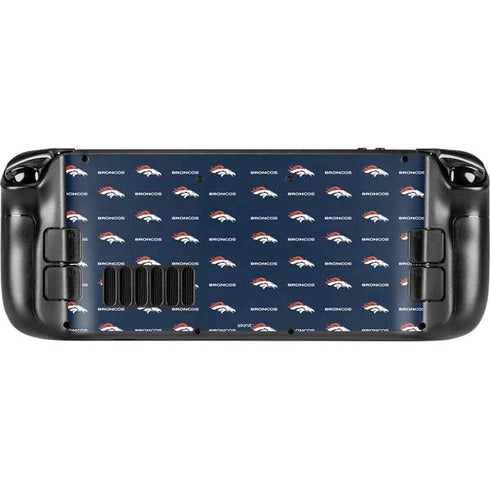 NFL Denver Broncos Blitz Series Steam Deck Handheld Gaming Computer Skin